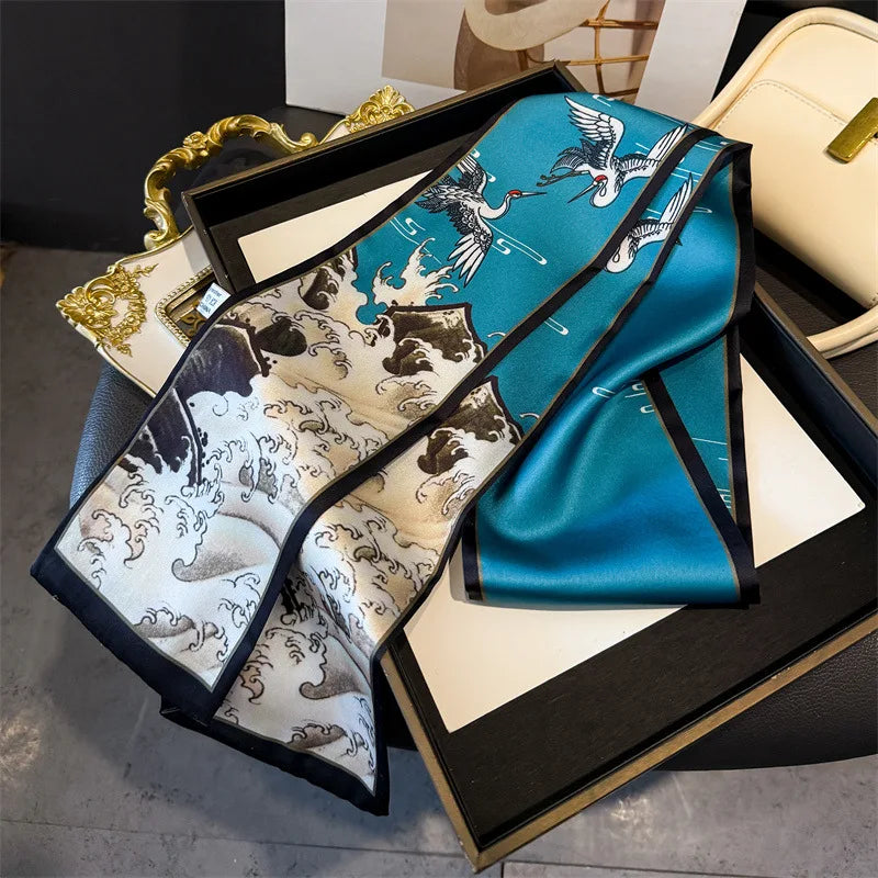 Dünner Seidenschal für Frauen – Multifunktionales Halstuch-Yabubest - Home & More