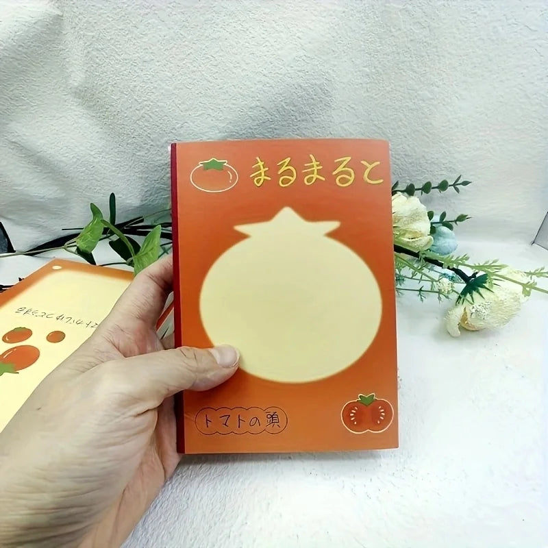 Notizbuch mit Tomatenmotiv, 64 bunte Seiten für DIY, Tagebuch - Scrapbooking