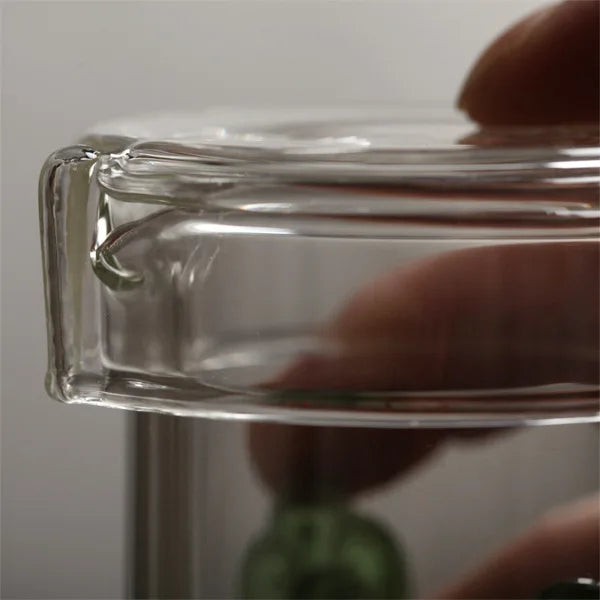 Wärmebeständiger Glas-Teekrug mit Filter für aromatischen Teegenuss