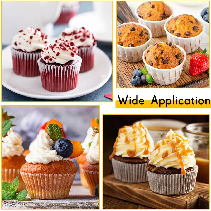 Quadratische Cupcake Muffin Backform für 6 bis 12 Tassen