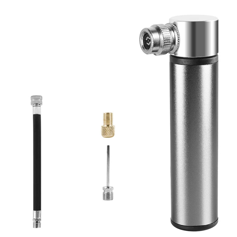Kompakte Handluftpumpe Aluminium für Schrader - Presta Ventile Fahrrad