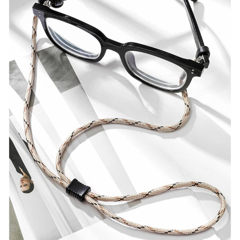 Verstellbare Sport Sonnenbrillenkette 70cm Unisex Outdoor Wandern