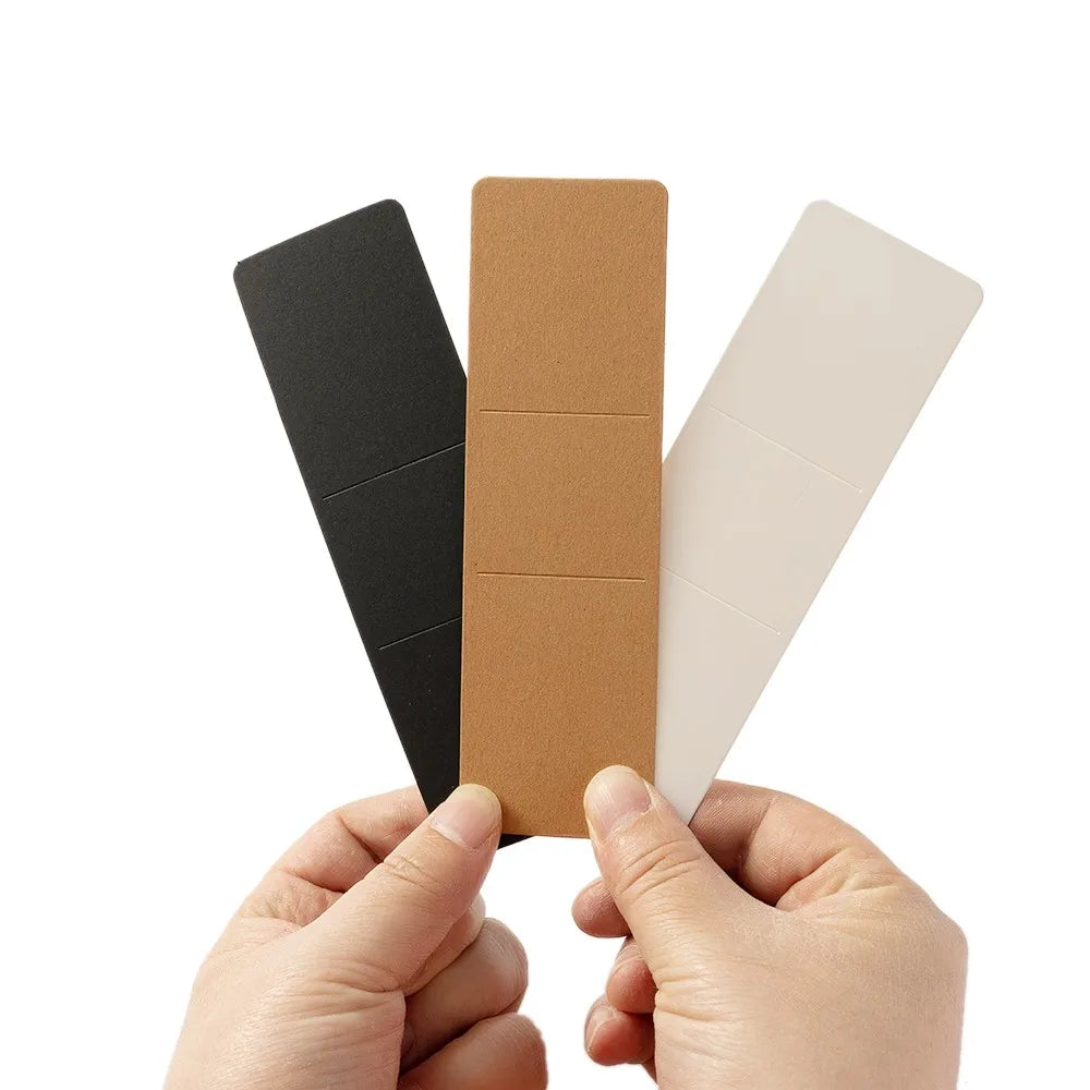 Kraftpapier Lesezeichenhalter für DIY-Verpackungen - 10/30/50 Stück Set