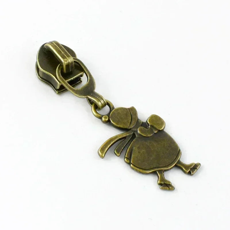 Bronze Reißverschlussschieber für Nylonreißverschlüsse, 5-20 Stück-Yabubest - Home & More