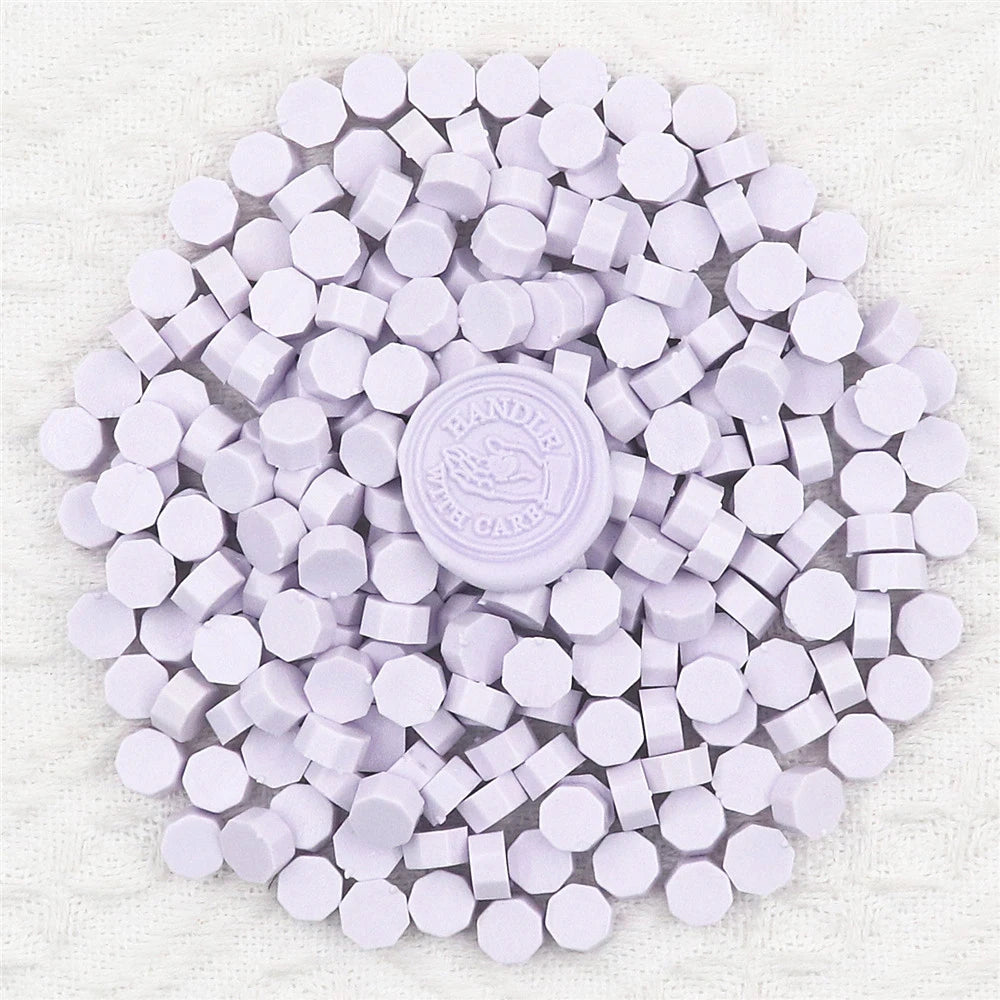 Vielseitige achteckige Siegelwachsperlen für handgemachte Dekorationen