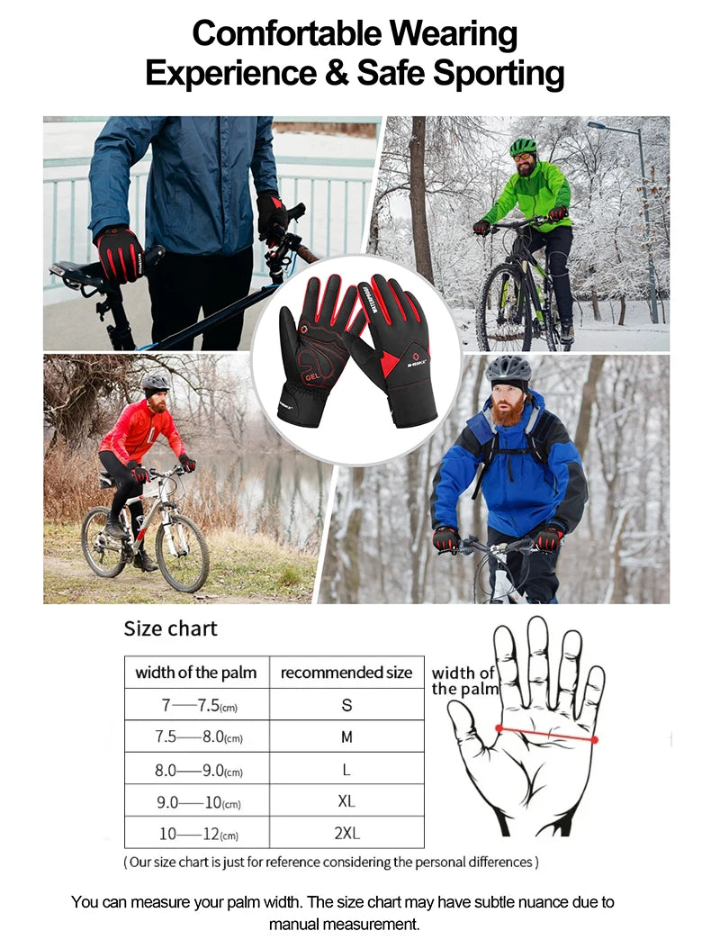 INBIKE Winter Fahrrad Handschuhe für Männer - Touchscreen-fähig-Yabubest - Home & More
