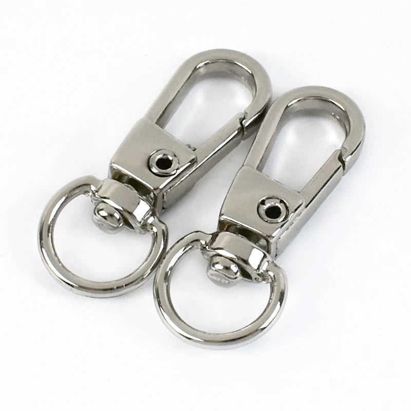 Robuste Metall Dreh Karabiner für Taschen Gürtel und Haustiere