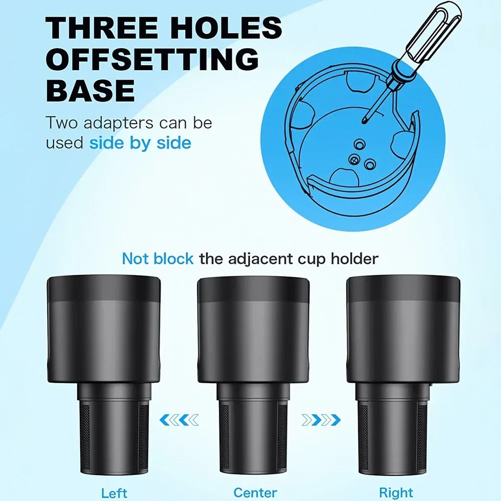 Großer verstellbarer Getränkehalter für das Auto