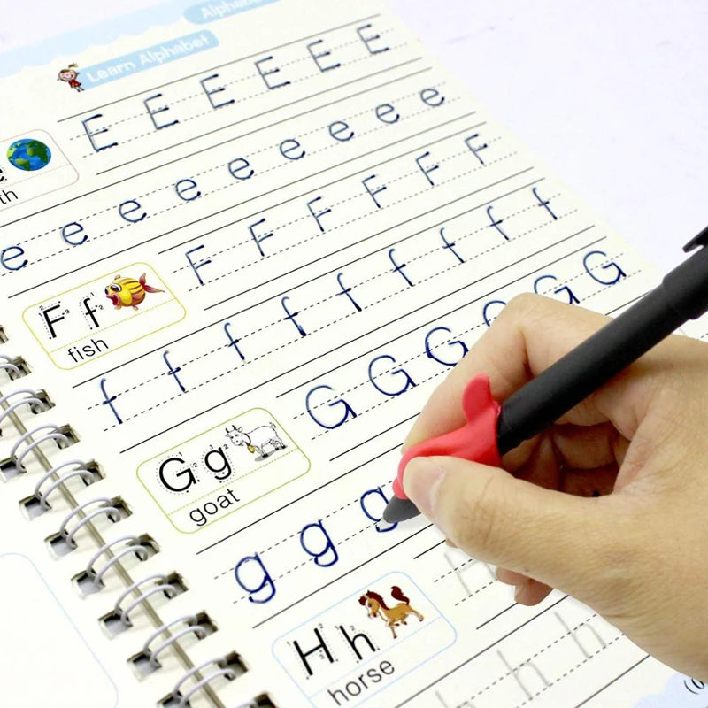 Wiederverwendbares Stiftkontroll-Übungsbuch für Vorschulkinder zum Schreibenlernen