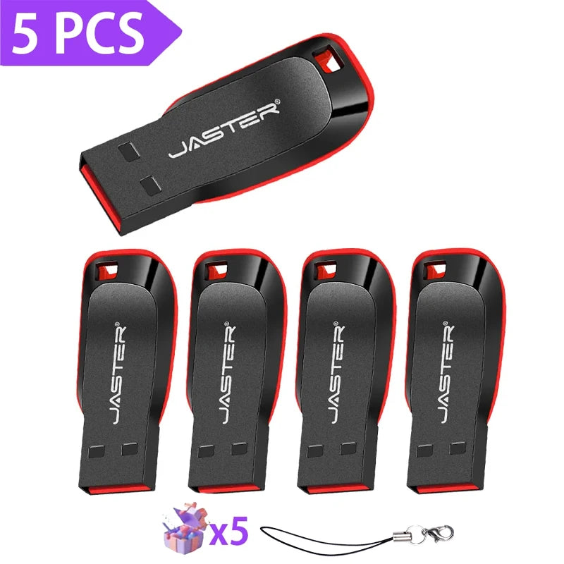 USB 2.0 Flash Drive Set 5x 16-128GB Portable Speicherstick robust