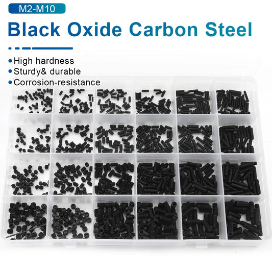 Innensechskant Gewindeschrauben Set aus robustem Kohlenstoffstahl