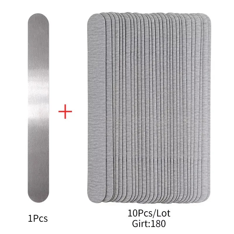 Praktisches Set mit austauschbaren Nagelfeilen für gepflegte Hände