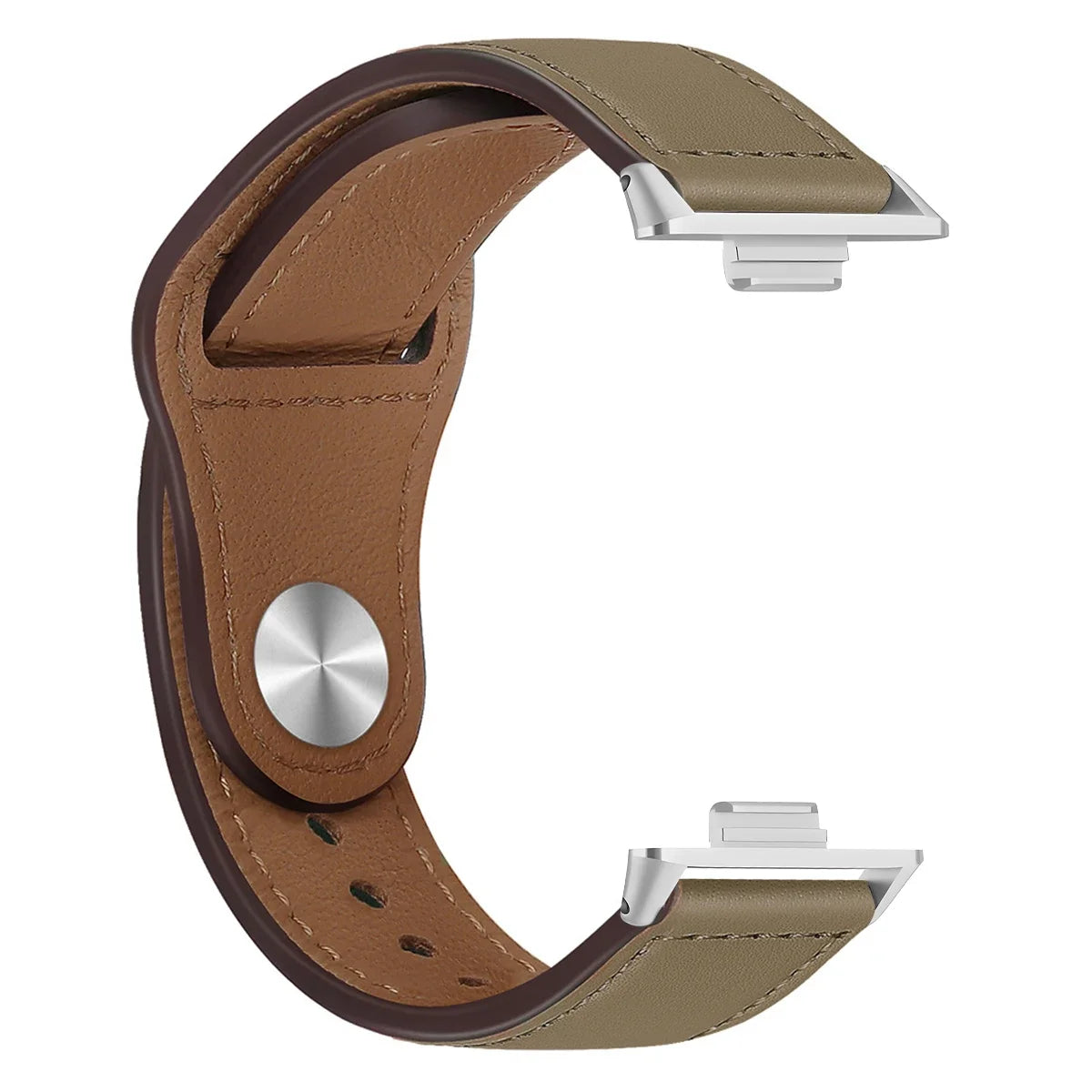 Elegantes Lederarmband für Smartwatch und Fitness Tracker-Yabubestshop