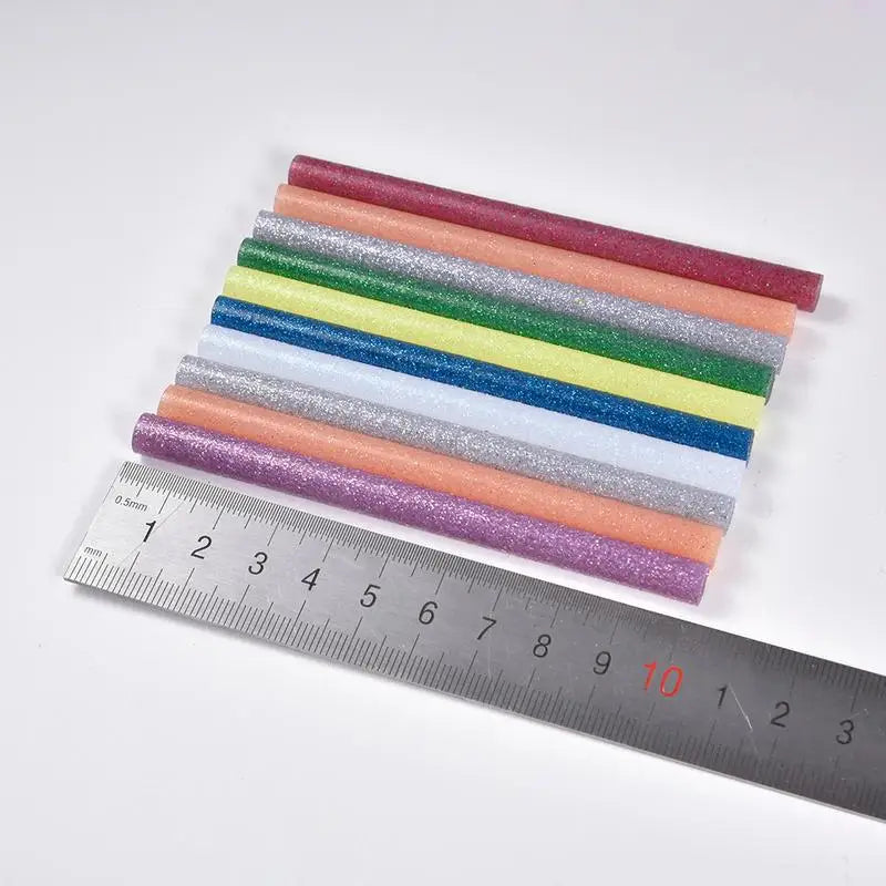 Bunte 7mm Hot Melt Klebesticks für vielseitige Handwerksprojekte