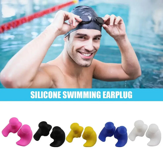 Wasserdichte weiche Silikon Ohrstöpsel für Schwimmen und Wassersport