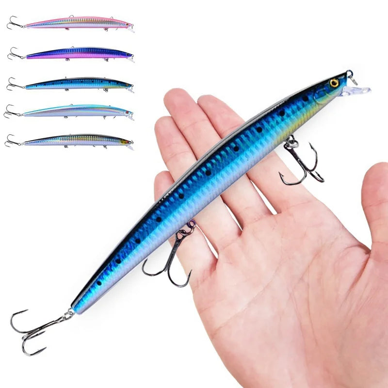 Effektiver Harter Angelköder 18cm 24g für Süß- & Salzwasser