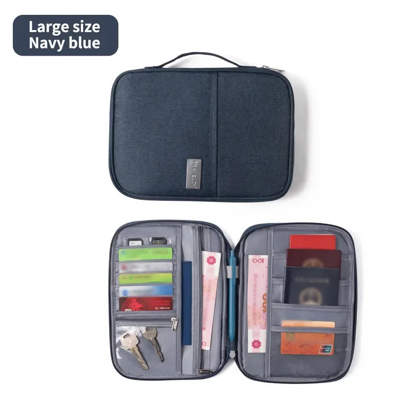Tragbare wasserdichte Reise Tasche für Dokumente und Business Zubehör
