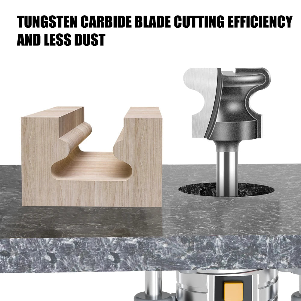 12mm Schaft Zwei Arc Nagel Clipper Router Bit für präzises Fräsen