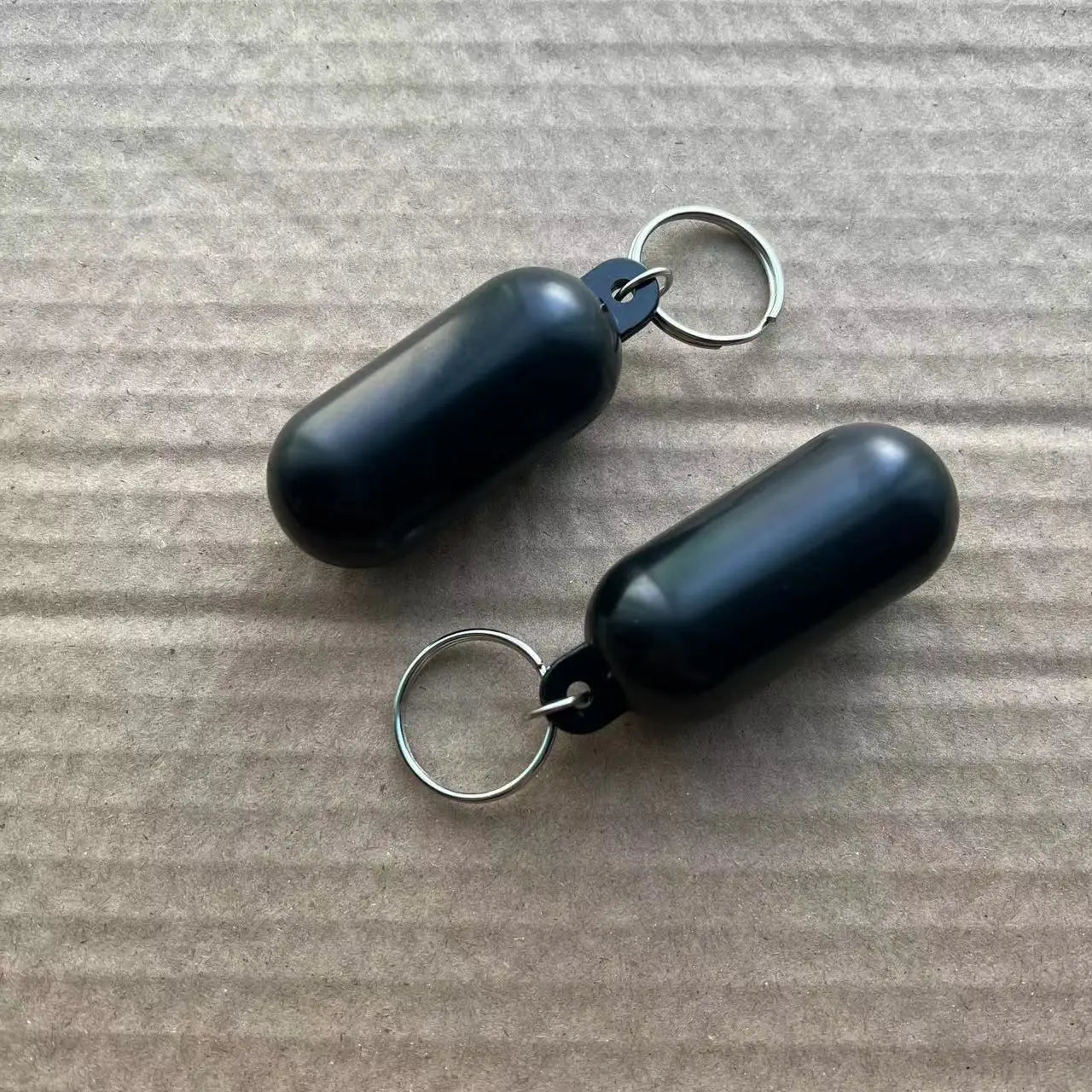 2er Set Kajak Schlüsselbund Schwimmender Anhänger Gelb Nicht Sinkend