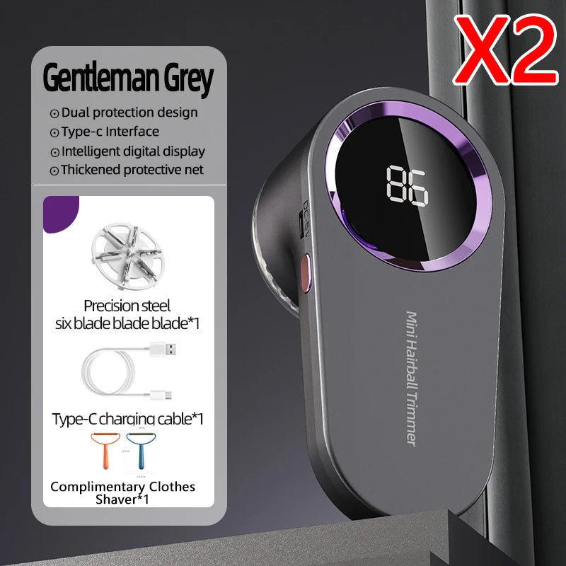 Tragbarer elektrischer Lint Remover mit USB Ladefunktion und Hochgeschwindigkeitsmotor