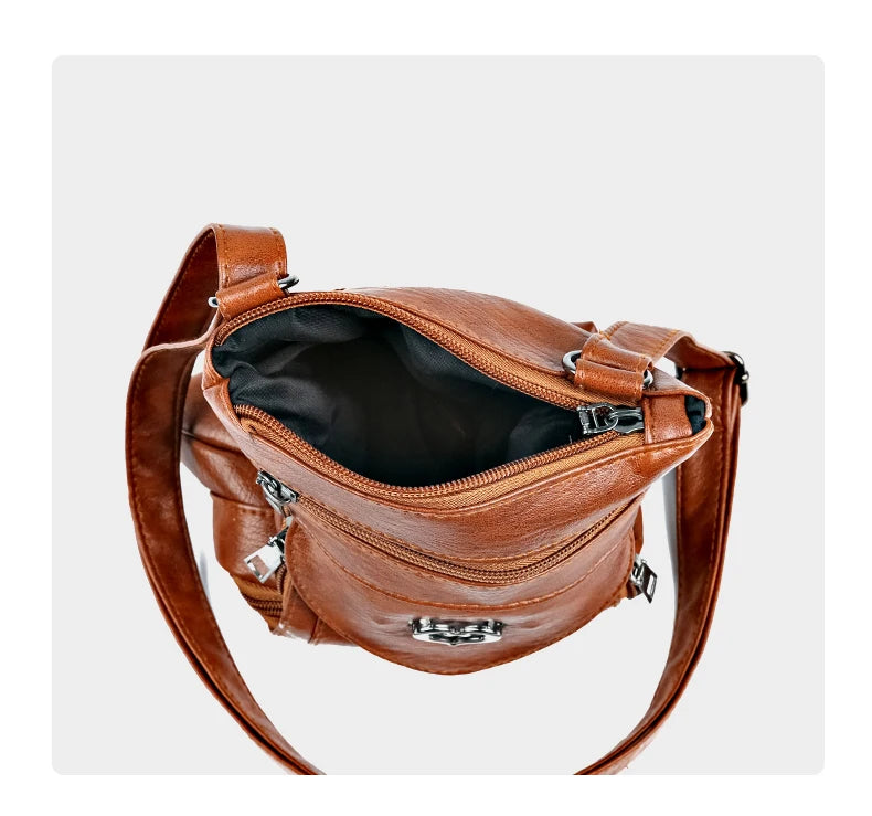 Kleine Umhangetasche Handytasche Minitasche für Damen aus Textil