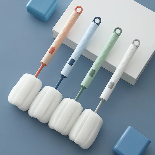 Babyflaschen Bürsten-Set aus Silikon - 360° Drehung für einfache Reinigung
