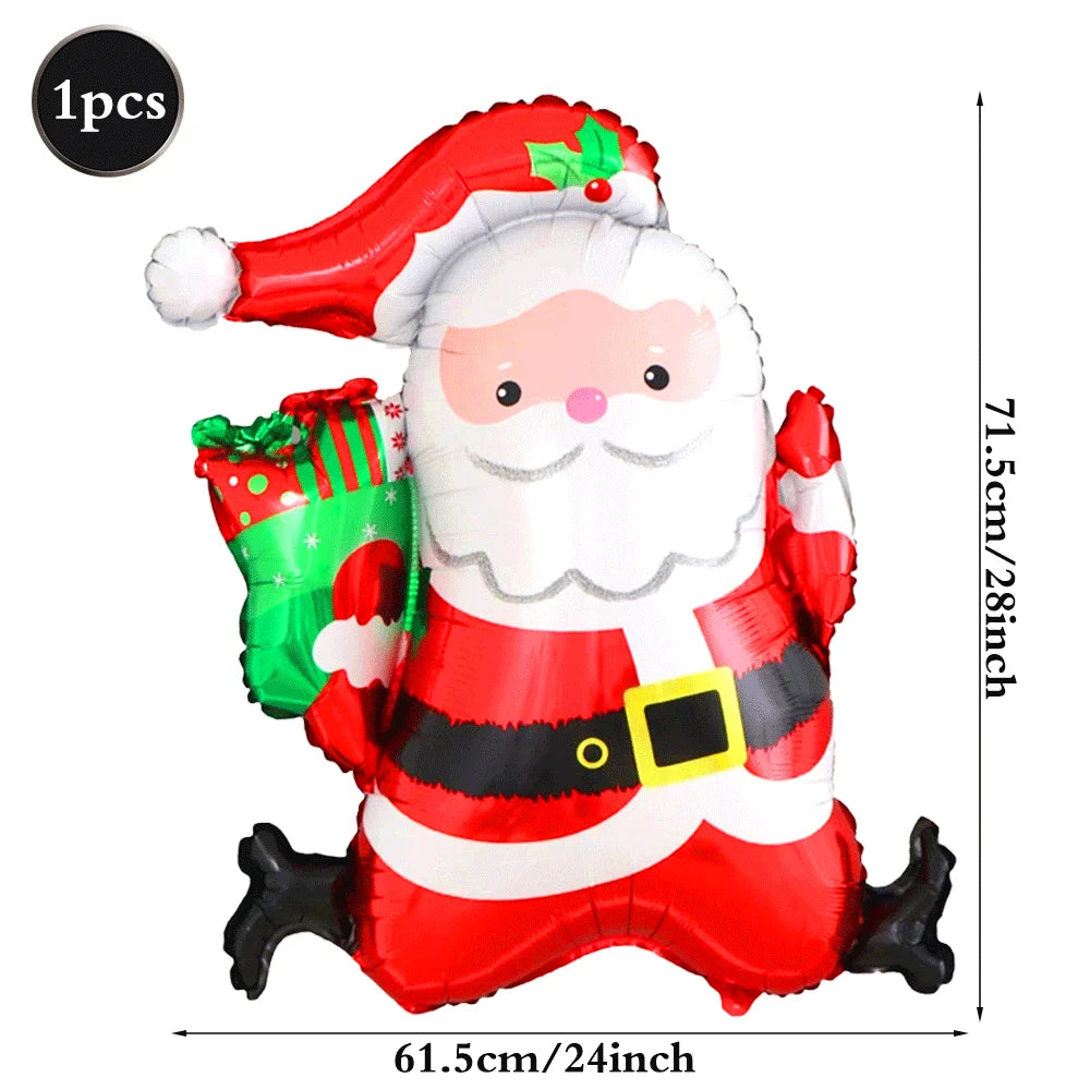Festliche Weihnachts Folienballons Santa Rentier Schneemann für Partys