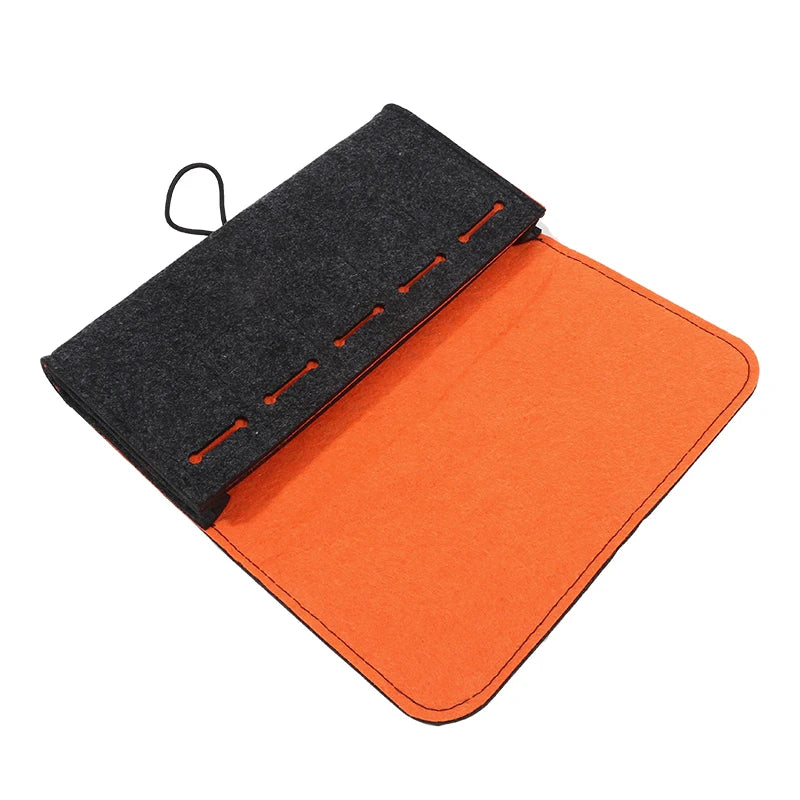 Schutzhülle aus Filz für mobile Geräte mit Fächerfach