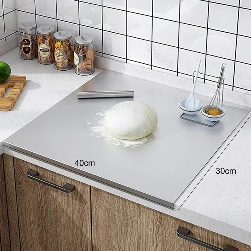 Transparentes rutschfestes Acryl Schneidebrett mit Lippe in Lebensmittelqualität