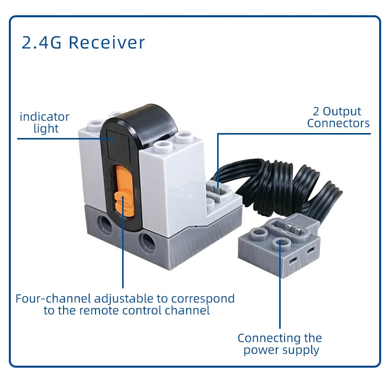 Verbesserter Servo Motor für Technisches Bausteinspielzeug