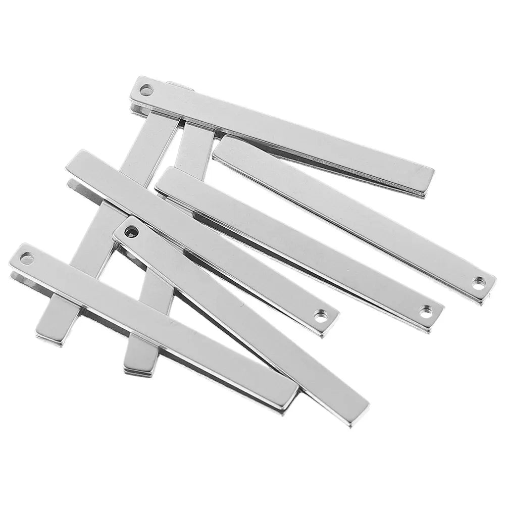 20 Stück Edelstahl Gold Rechteck Charm Connector für Schmuck DIY