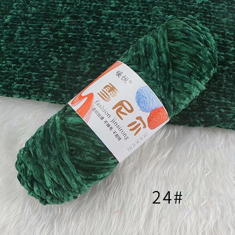 Weiches Chenille Polyester Strickgarn für gemütliche DIY Projekte