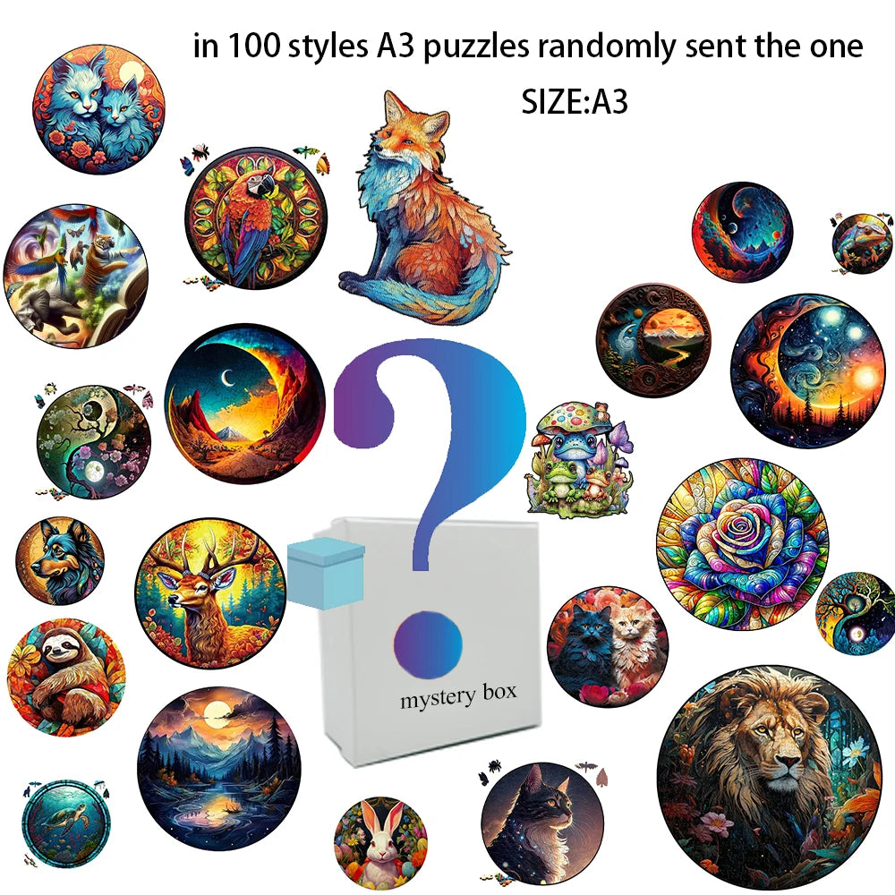 Entspannendes 3D Holzpuzzle für Kreative zur stressfreien Freizeit