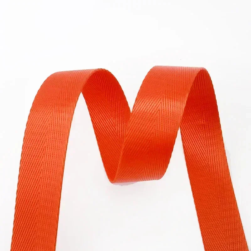 10m Nylon Gurtband 25mm Schwarz für Rucksack, Tasche, Gürtel, DIY Nähen