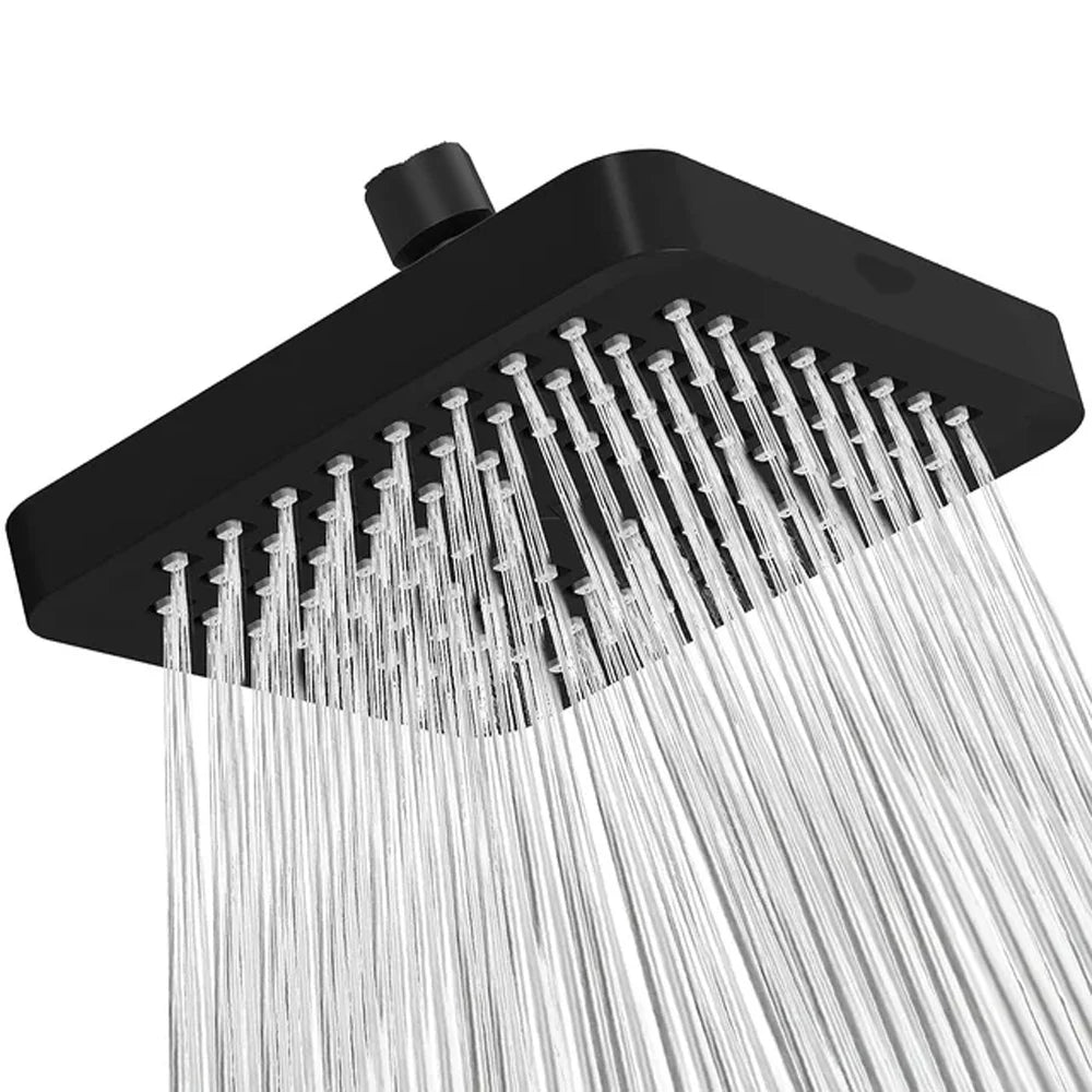 6 Zoll Hochdruck Regenduschkopf mit Arm Verstopfungshemmende Düsen