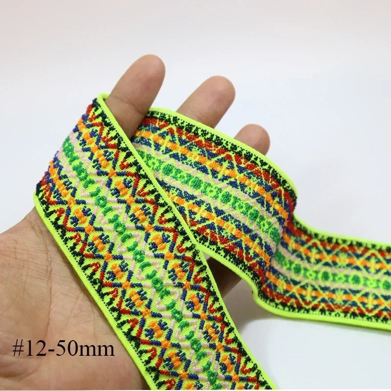 Elastisches Jacquard Gurtband für Kleidung und Nähprojekte