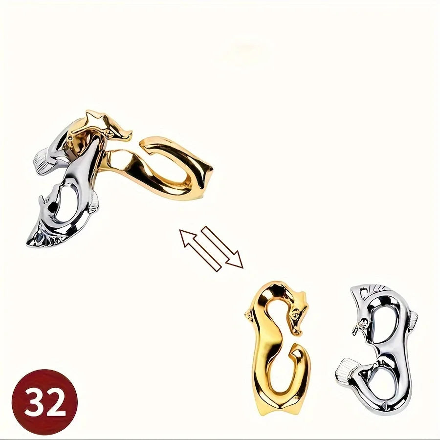 Herausforderndes 3D Metall-Puzzlespiel für Konzentration und Logik