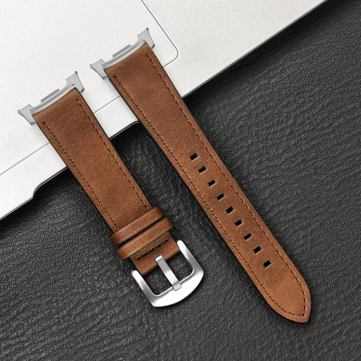 Lederarmband mit Schnellverschluss für Samsung Galaxy Watch 8 Modelle