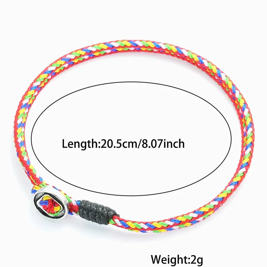 Minimalistisches 2 mm dünnes Seilarmband Unisex Geflochten Geschenkvariante