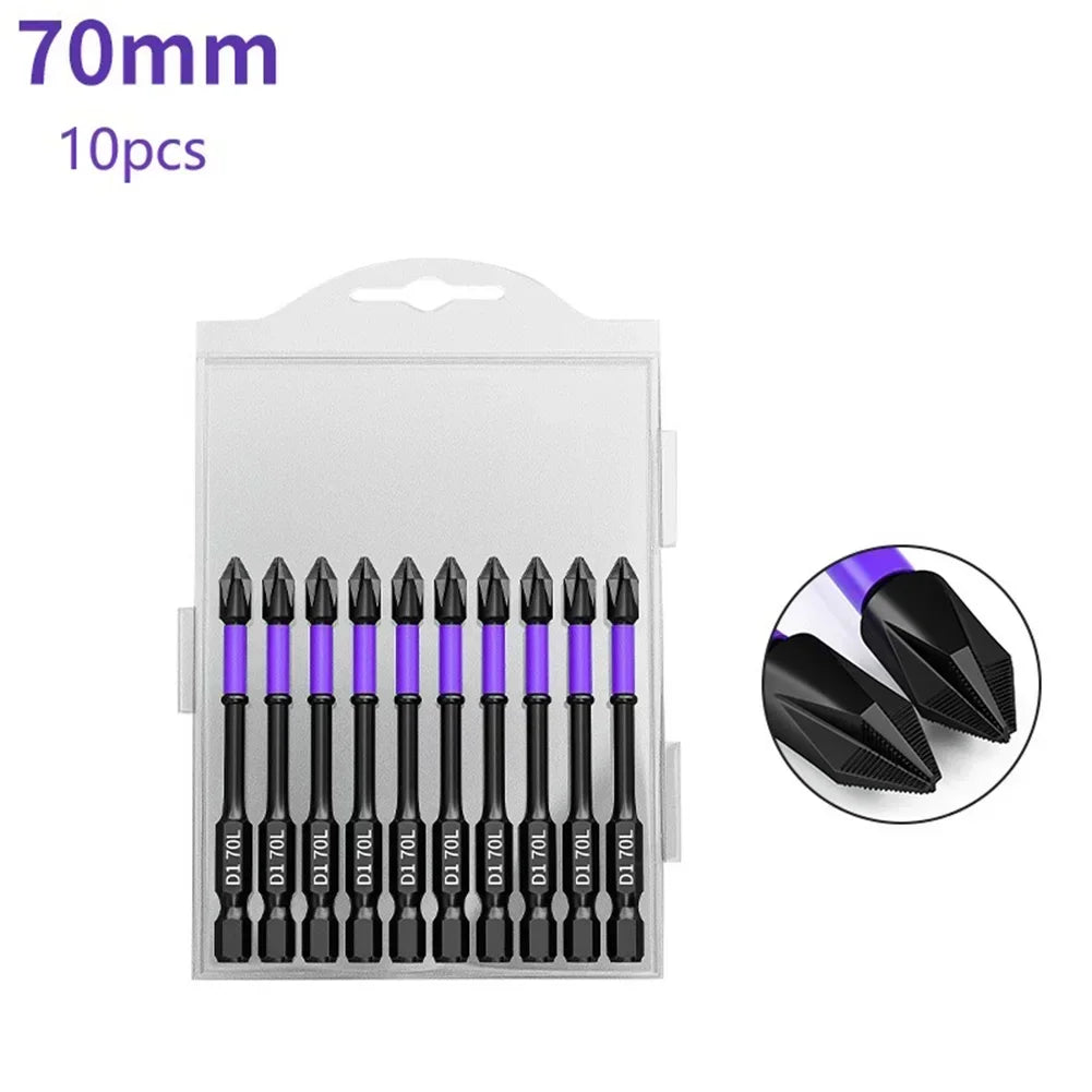 Magnetisches Kreuzschraubendreher-Set mit rutschfestem Griff