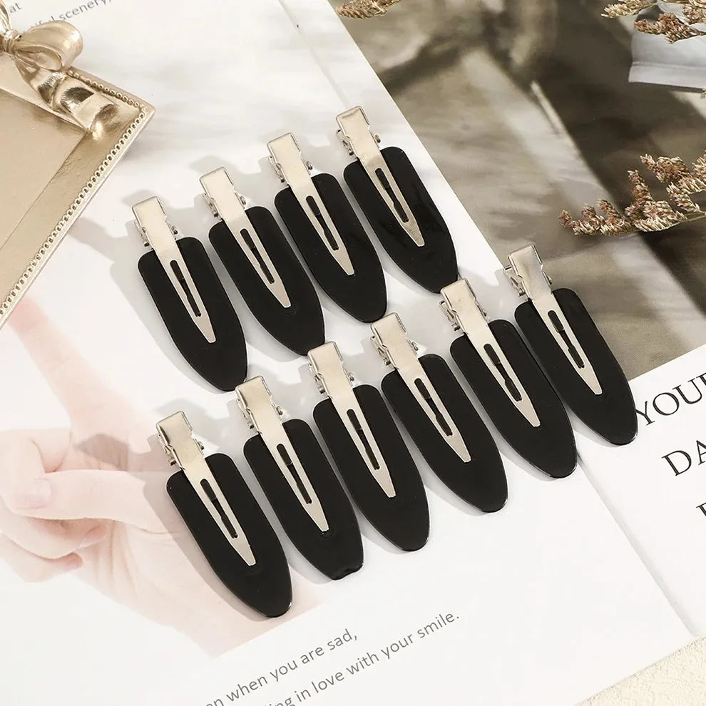 10er Set Nahtlose Haarclips – Kein Knick beim Styling oder Make-up