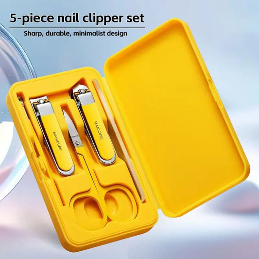 Nagelknipser-Set 5-teilig aus Edelstahl für Finger und Zehen-Yabubest - Home & More