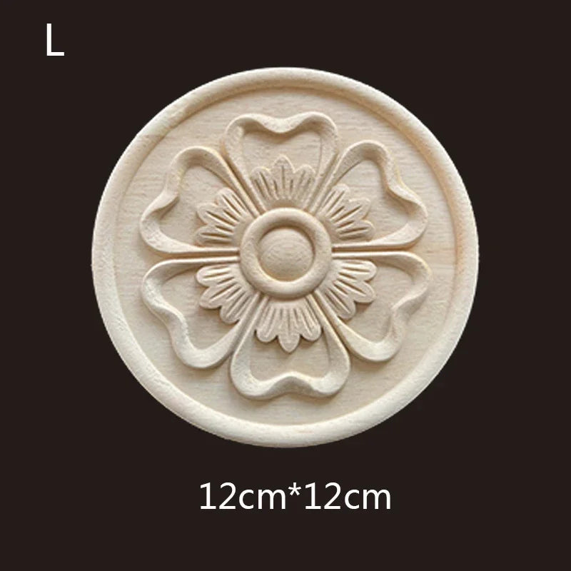 Geschnitzte Holzapplikationen für Möbel und Heimdekoration Basteln