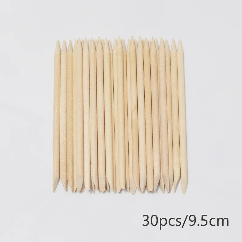 Vielseitige Holzstäbchen für Maniküre Pediküre und Nagelkunst