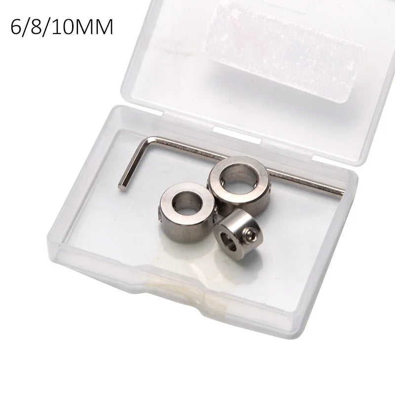 Bohrer Tiefenanschlag Set 3-16mm aus Edelstahl für präzise Holzarbeiten