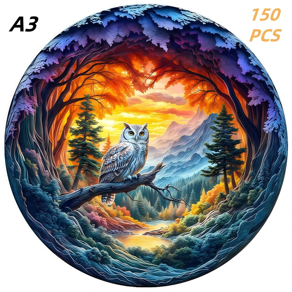 Entspannendes 3D Holzpuzzle für Kreative zur stressfreien Freizeit