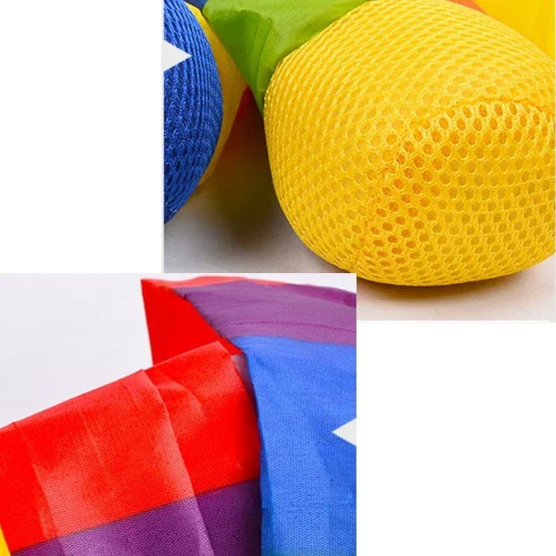 Regenbogen Schwanz Ball Stoff Sandsack für Outdoor Sport und Training