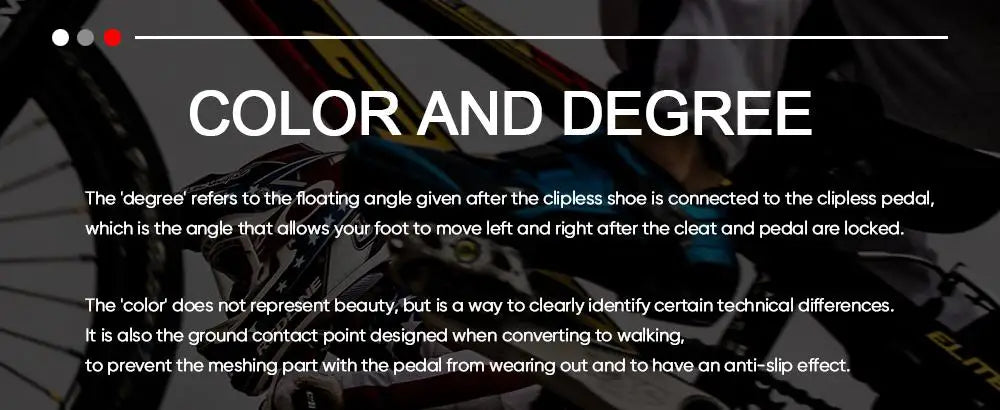 Selbstsichernde Fahrradschuhe mit Anti Rutsch Pedalklampe für LOOK KEO