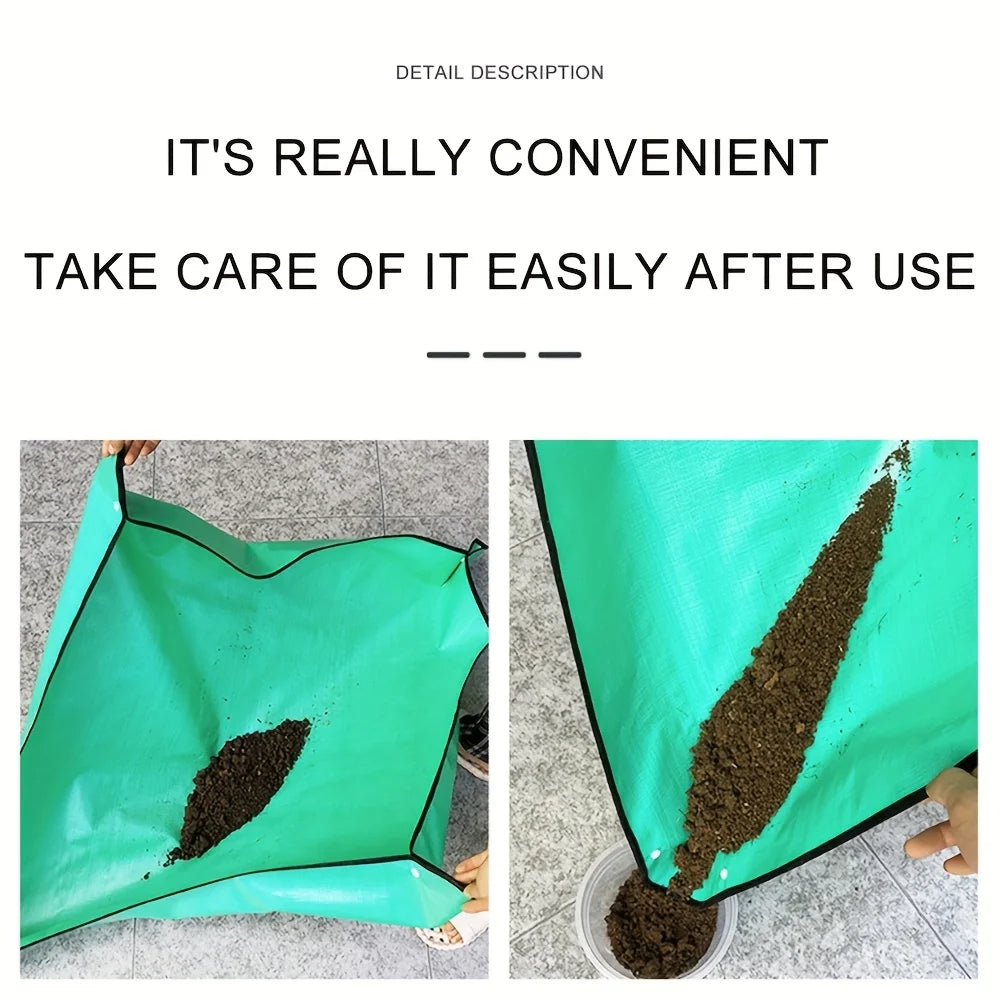 Faltbare wasserdichte Umtopfmatte in extra großer Größe für Pflanzen