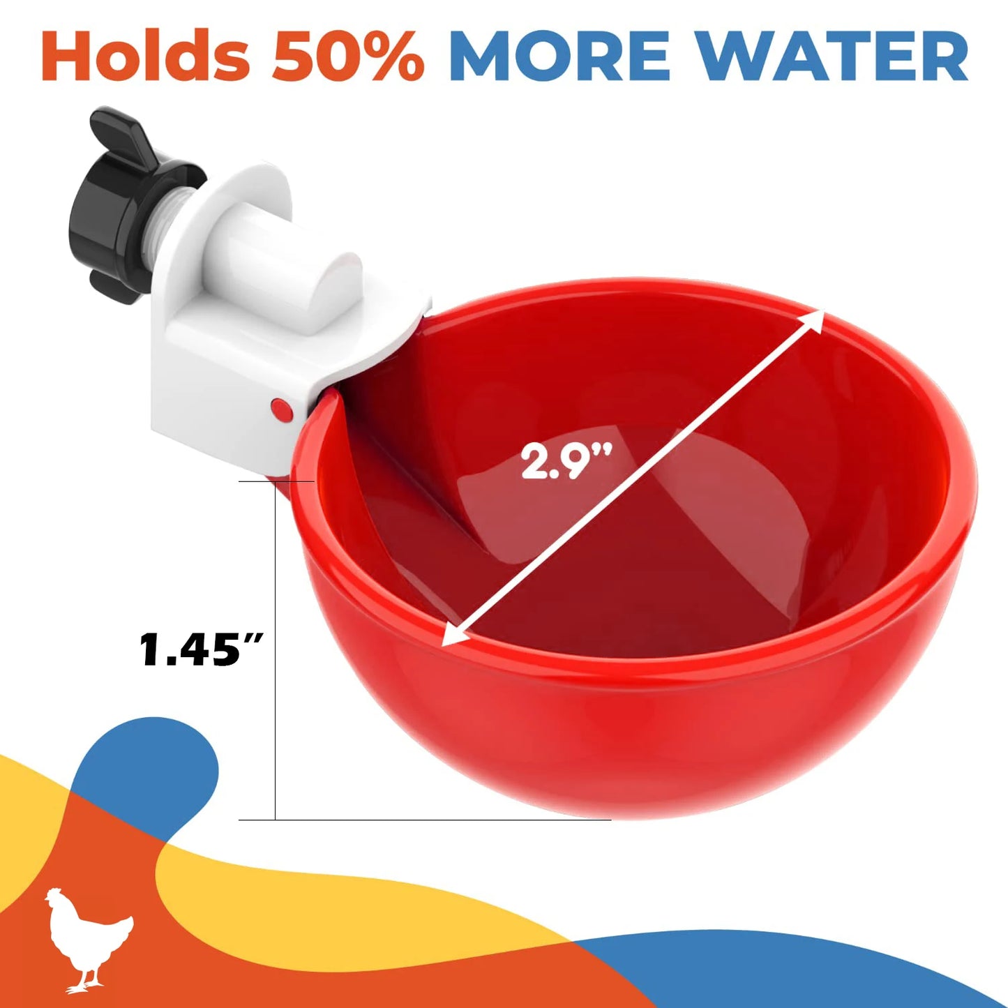 Automatische Trinkbecher für Huhn Ente 5-20 Stück Kunststoff Geflügelfutter